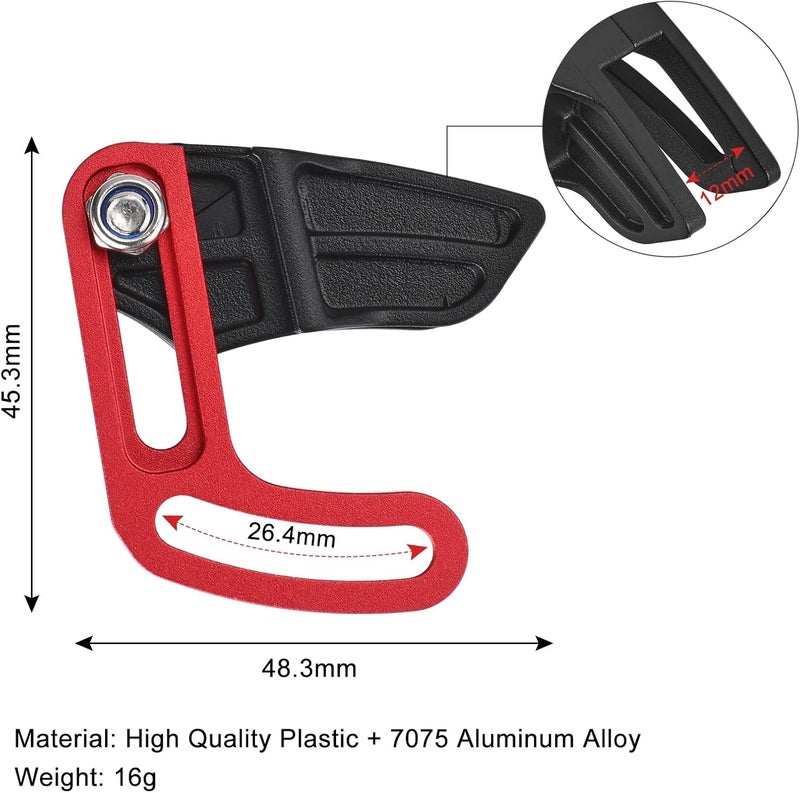 BESNIN Chain Guide for Downhill Bike Chain Guide Bicycle Chain Protector 7075 Aluminium 7075 CNC +ABS - Image 2